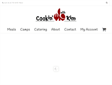 Tablet Screenshot of cookinwithkim.com